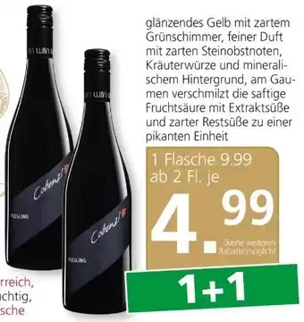 SPAR Gourmet Riesling Angebot
