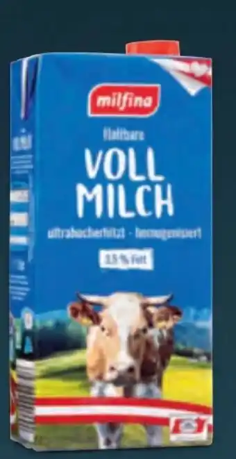 Hofer Haltbare Vollmilch Angebot