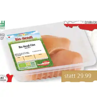 SPAR Gourmet Spar Natur pur Bio-Hendlfilet aus Freilandhaltung SPAR Gourmet 1 Kilogramm Angebot