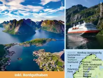Hofer Kreuzfahrt Norwegen Hurtigruten Angebot