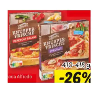 Lidl Trattoria Alfredo Knusperfrische Pizza versch. Sorten Lidl 1 Packung Angebot