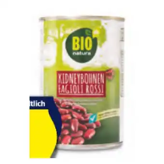 Hofer Bio Natura Bio-Kidneybohnen HOFER 400 Gramm 1 Dose Angebot