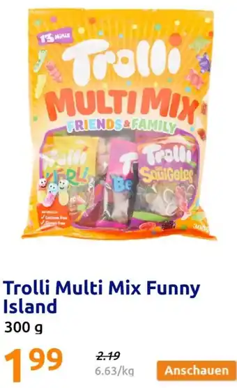 Action Trolli Multi Mix Funny Island Angebot