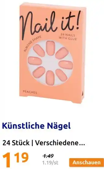 Action Künstliche Nägel Angebot