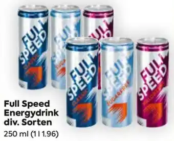 Billa Full Speed Energydrink Angebot