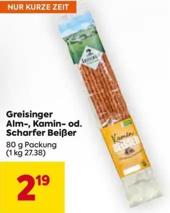 Billa Greisinger Alm-, Kamin- od. Scharfer Beißer Angebot