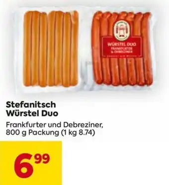 Billa Stefanitsch Würstel Duo Angebot