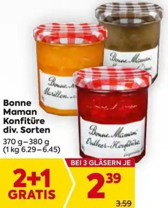 Billa Bonne Maman Konfitüre Angebot