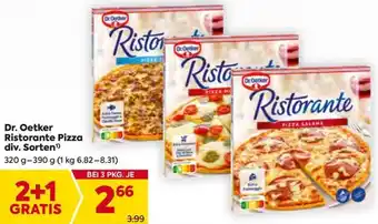 Billa Dr. Oetker Ristorante Pizza Angebot