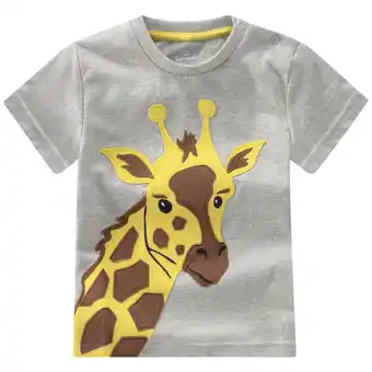 Ernsting's family Baby T-Shirt mit Giraffen-Applikation Angebot