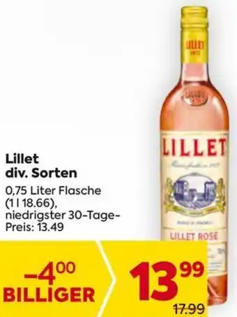 Billa Lillet Angebot