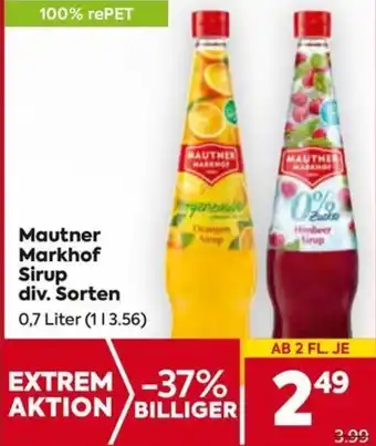 Billa Mautner Markhof Sirup Angebot