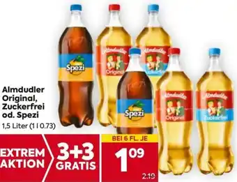 Billa Almdudler Original, Zuckerfrei od. Spezi Angebot