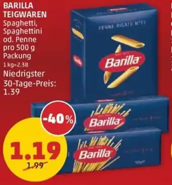 PENNY BARILLA TEIGWAREN Angebot