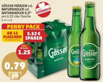 PENNY GÖSSER MÄRZEN od. NATURRADLER od. NATURRADLER 0,0 Angebot