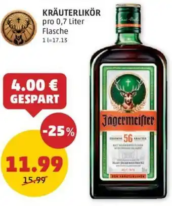 PENNY KRÄUTERLIKÖR Angebot