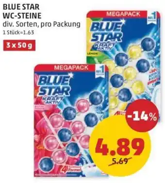 PENNY BLUE STAR WC-STEINE Angebot