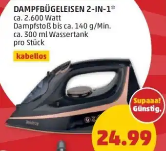 PENNY DAMPFBÜGELEISEN 2-IN-1 Angebot