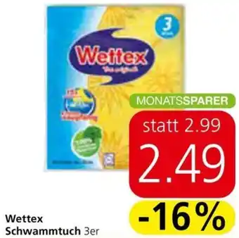 Spar Wettex Schwammtuch 3er Angebot