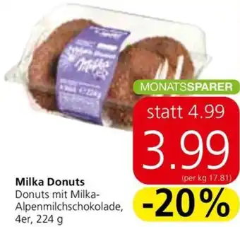 Spar Milka Donuts Angebot