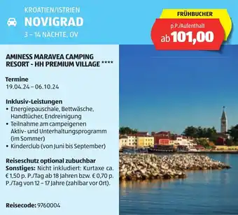 Hofer KROATIEN/ISTRIEN NOVIGRAD Angebot