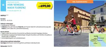 Hofer RADTOUR/ITALIEN VON VENEDIG NACH FLORENZ Angebot