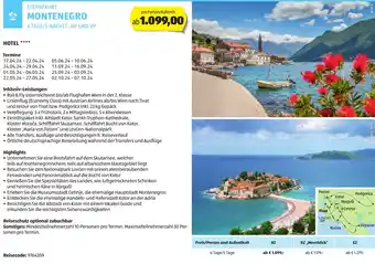STERNFAHRT MONTENEGRO