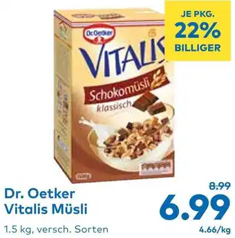 T&G Dr. Oetker Vitalis Müsli Angebot
