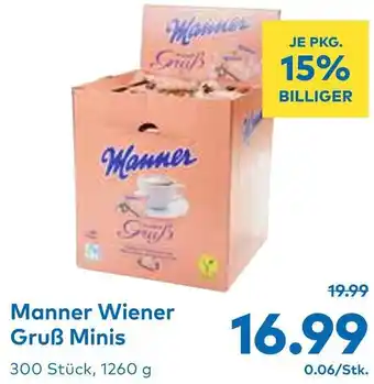 T&G Manner Wiener Gruß Minis Angebot