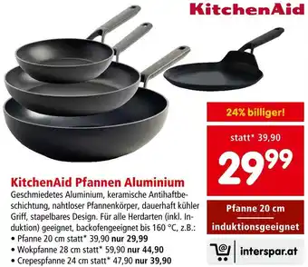 Interspar KitchenAid Pfannen Aluminium Angebot