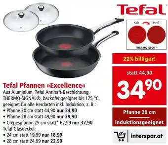 Interspar Tefal Pfannen Excellence Angebot