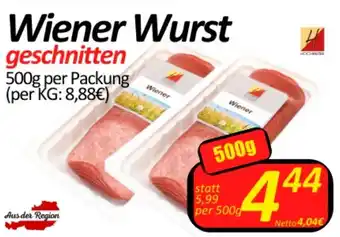 Wurstico Wiener Wurst geschnitten Angebot