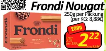 Wurstico Frondi Nougat Angebot