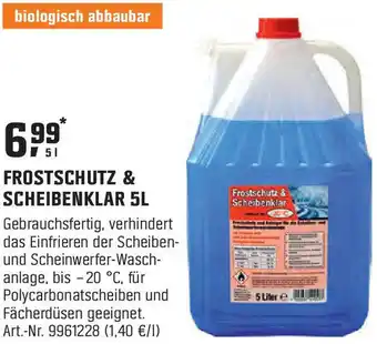 OBI FROSTSCHUTZ & SCHEIBENKLAR 5L Angebot