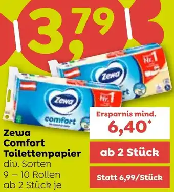 ADEG Zewa Comfort Toilettenpapier Angebot