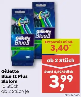 ADEG Gillette Blue II Plus Slalom Angebot