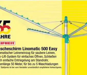 Maximarkt Wäscheschirm Linomatic 500 Easy Angebot