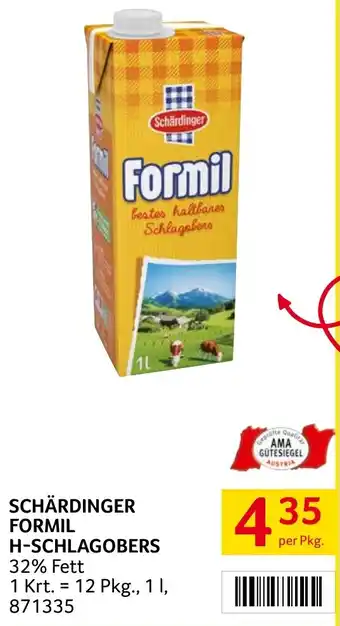 Transgourmet SCHÄRDINGER FORMIL H-SCHLAGOBERS 1L Angebot