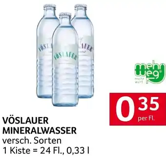 Transgourmet VÖSLAUER MINERALWASSER 0.33L Angebot
