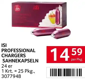 Transgourmet ISI PROFESSIONAL CHARGERS SAHNEKAPSELN Angebot