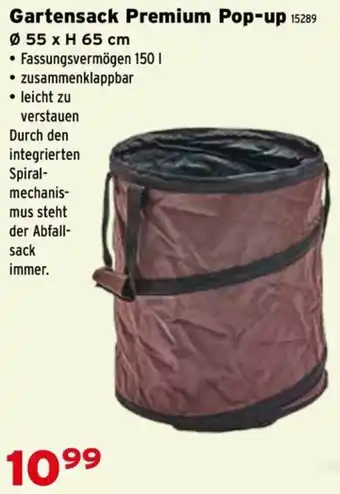 Gartensack Premium Pop-up 55 x 65 cm