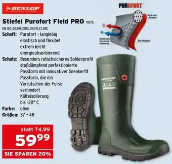 Salzburger Lagerhaus Stiefel Purofort Field PRO Angebot