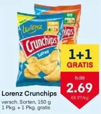 MPreis Lorenz Crunchips 150g Angebot