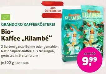 Denn's Biomarkt Bio- Kaffee Kilambé 500g Angebot