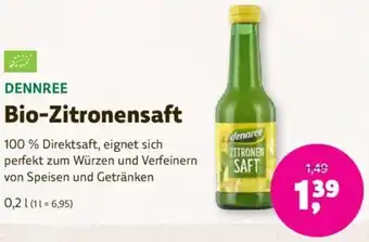Denn's Biomarkt Bio-Zitronensaft 0.2L Angebot