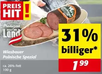Nah&Frisch Wiesbauer Polnische Spezial 100g Angebot