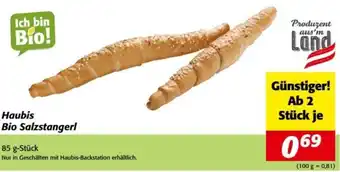 Nah&Frisch Haubis Bio Salzstangerl 85g Angebot