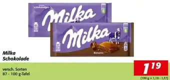Nah&Frisch Milka Schokolade 87-100g Angebot