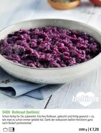 Bofrost 3400 Rotkraut bellinis 1000g Angebot