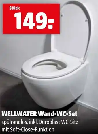 WELLWATER Wand-WC-Set